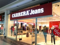 ТЦ "Замок", вывеска для магазина "Carrera Jeans", 2013г.